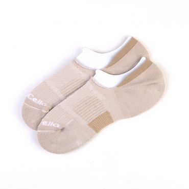 FootSpa足弓加強無縫氣墊運動隱形襪-棉紗