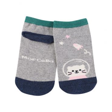 抑菌除臭可愛造型童襪-太空貓